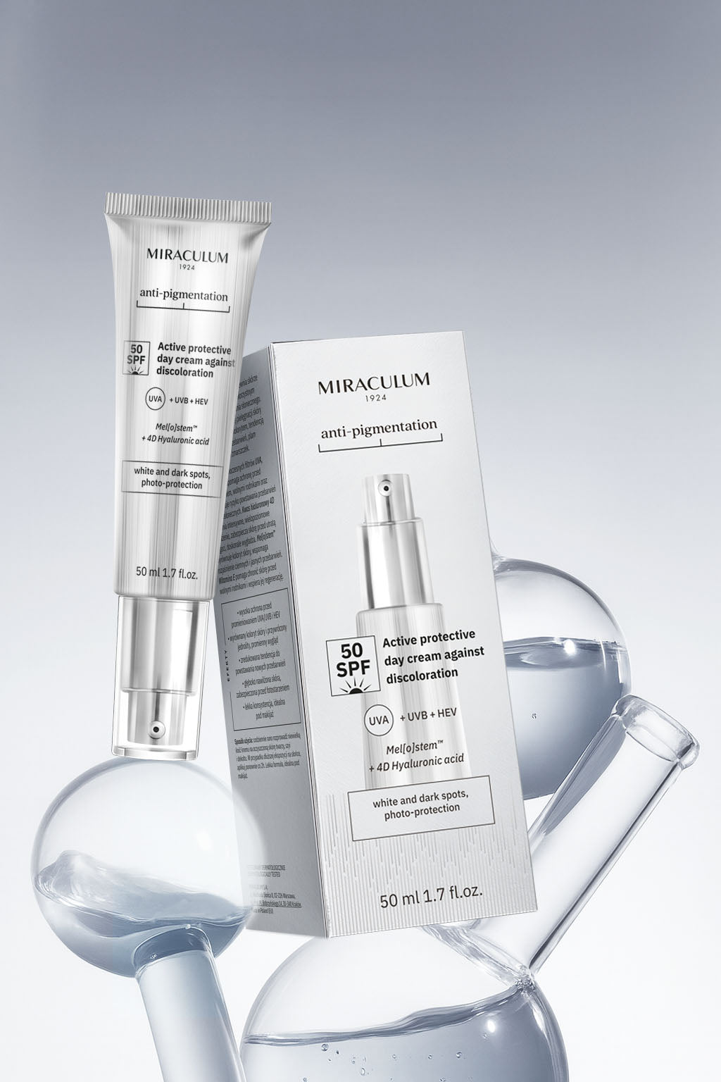 MIRACULUM Anti-pigmentation Active protective day cream against discoloration SPF50 50 ML