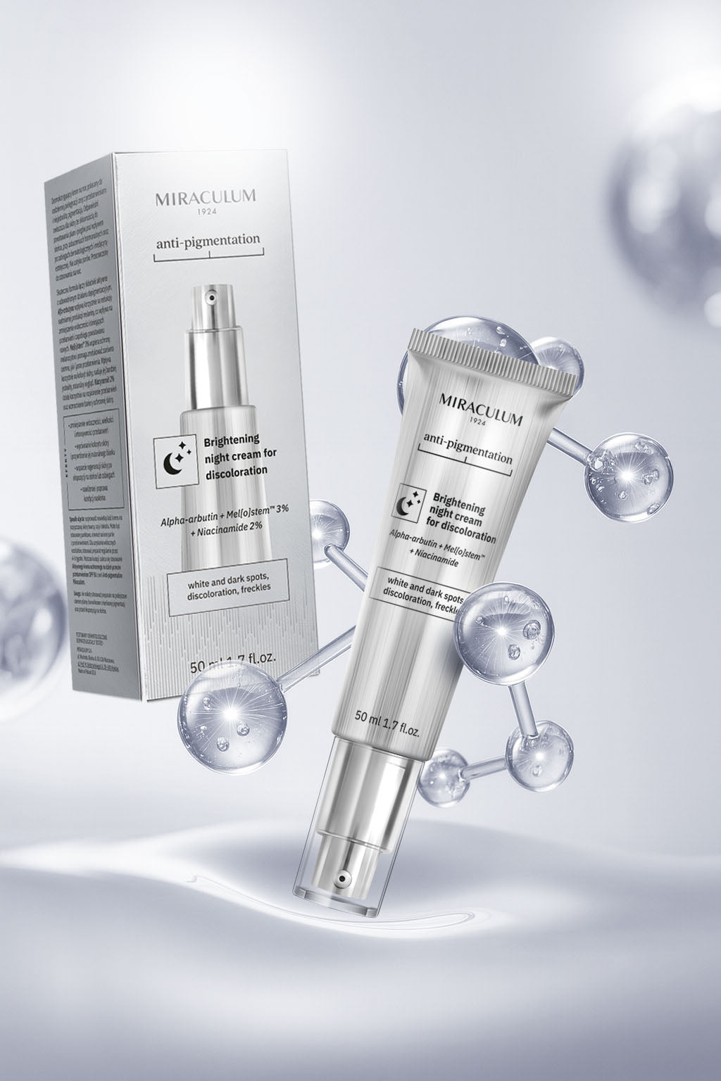 MIRACULUM Anti-pigmentation Brightening night cream for discoloration 50ML