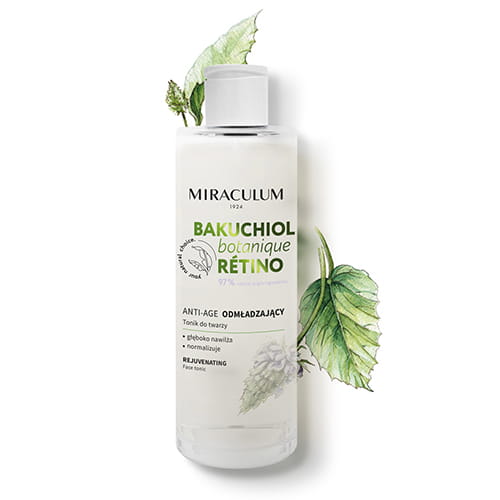Miraculum Bakuchiol normalizing face tonic 200 ml