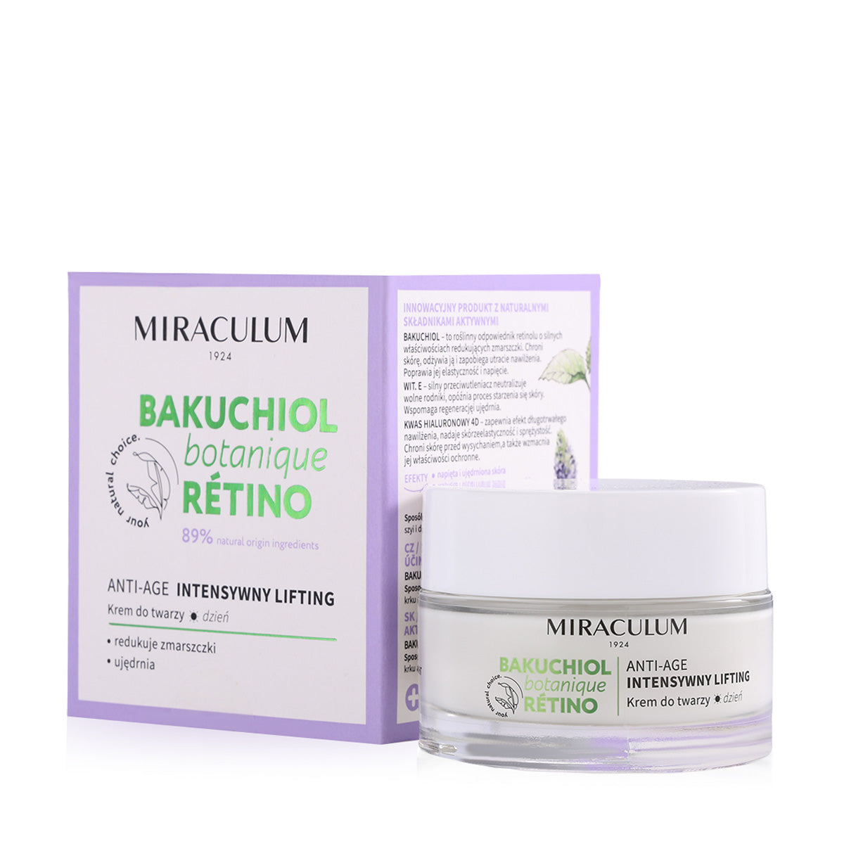 Miraculum Bakuchiol Face lifting day cream  50 ml