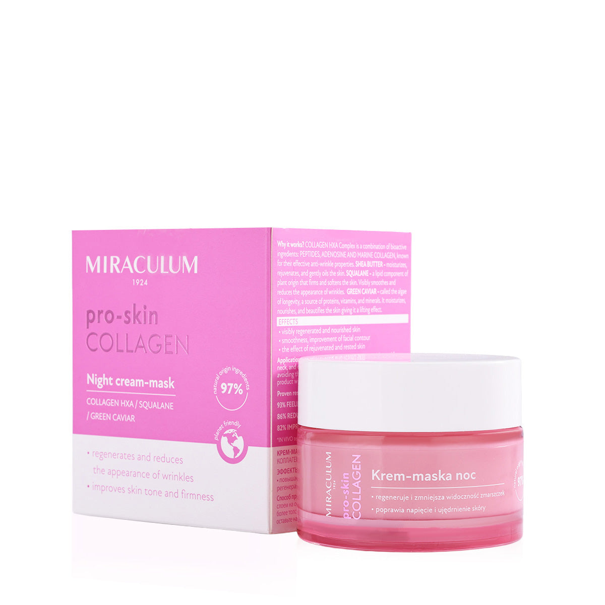 Collagen pro.skin Anti-wrinkle night cream - mask 50 ml