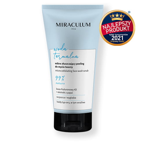 Miraculum Thermal Water Micro exfoliating face wash scrub