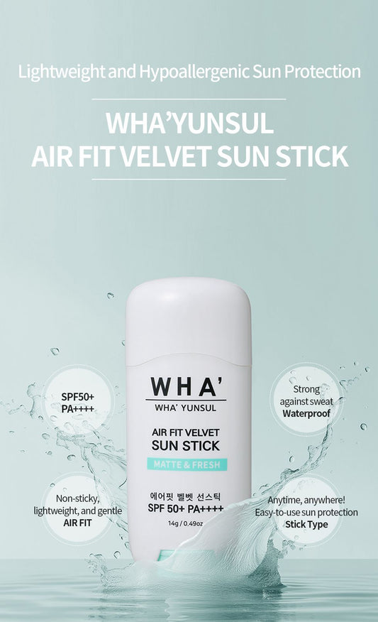 WHA’ YUNSUL – Air Fit Velvet Sun Stick SPF 50+