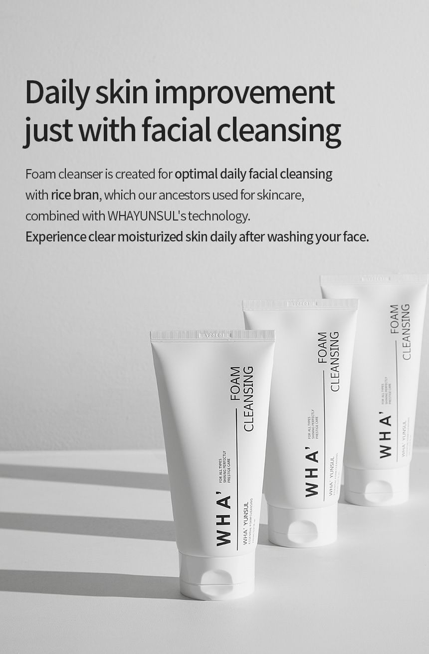 WHA’ YUNSUL – Essential Foam Cleansing