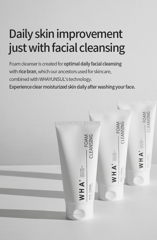 WHA’ YUNSUL – Essential Foam Cleansing