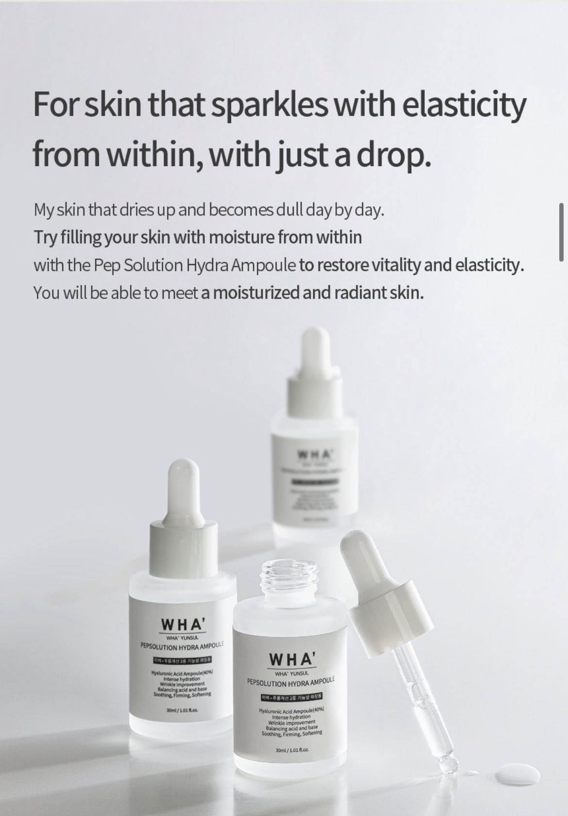WHA’ YUNSUL – Pepsolution Hydra Ampoule